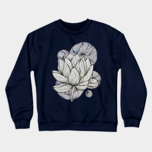 Lotus flower abstract IV Crewneck Sweatshirt